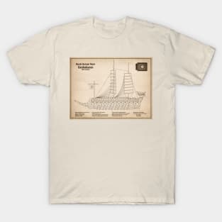 Turtle Ship Geobukseon ship plans - SD T-Shirt